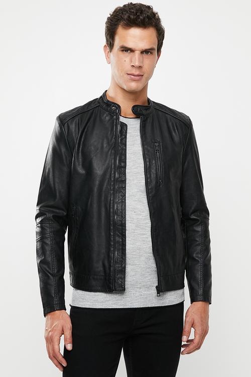Biker jacket - black 