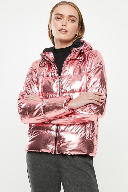 Ella metallic jacket - pink