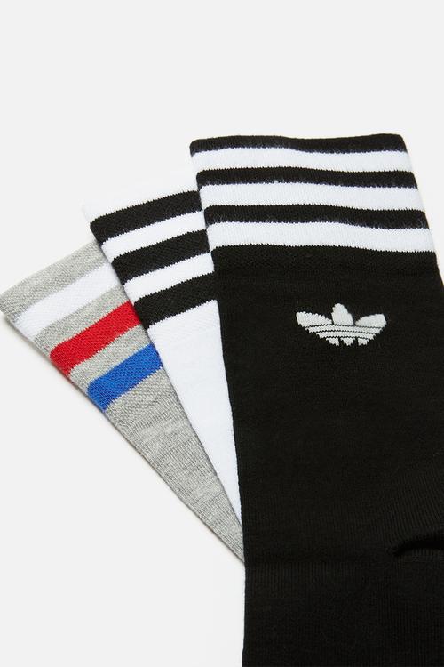 Solid crew 3 pack socks - multi