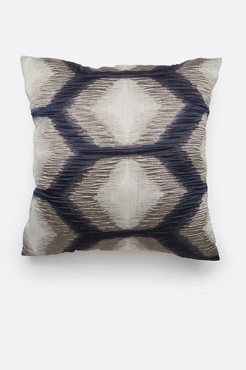Chibori cushion cover - navy