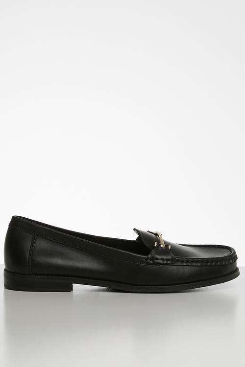 Bergala leather loafer - black