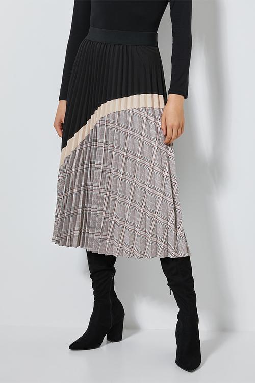 Pleated skirt - multi