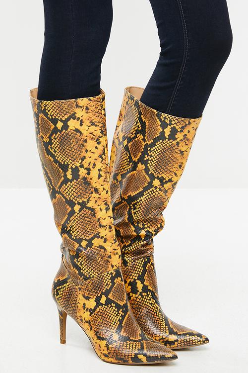 Kinga boot - yellow & black 