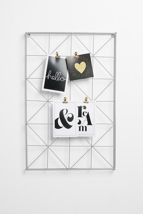 Cross wall rack - grey