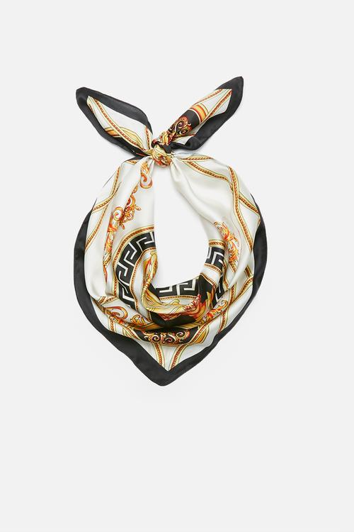 Zara vintage chain neckerchief - multi