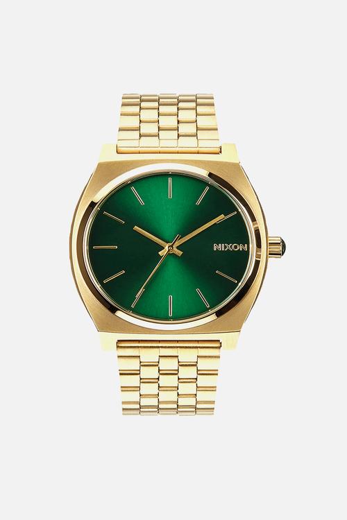Time teller - gold & green 