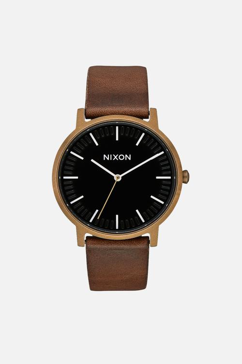 Porter leather - black & brown