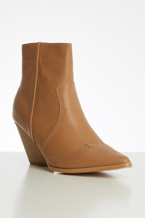 Keana western boot - tan
