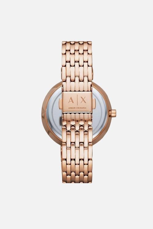 Zoe Stainless Steel Watch- Rose Gold