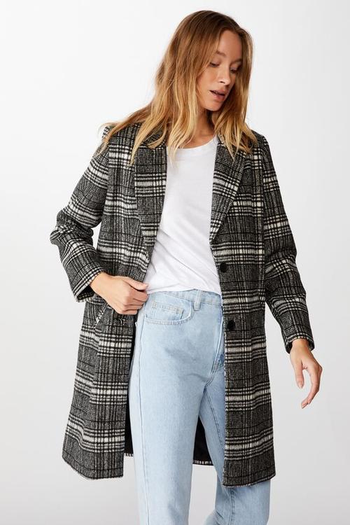 The coat - black