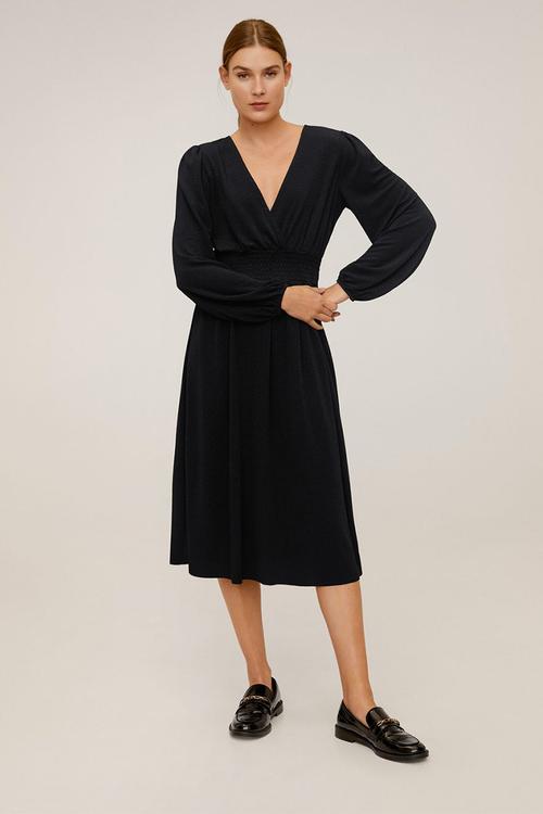 Dress pluma - black