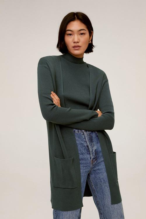 Cardigan almansa - green