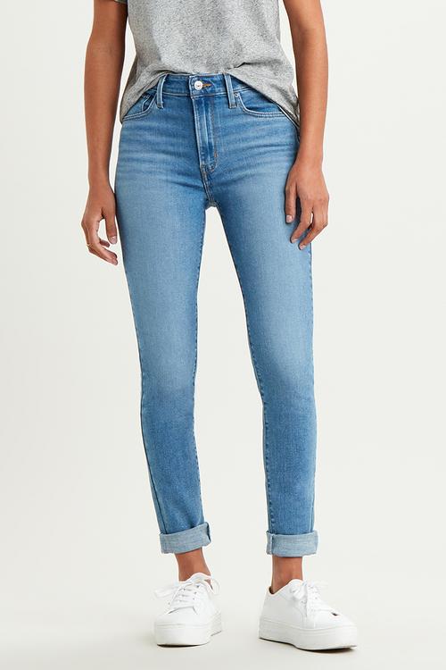 721 high rise skinny jeans - blue