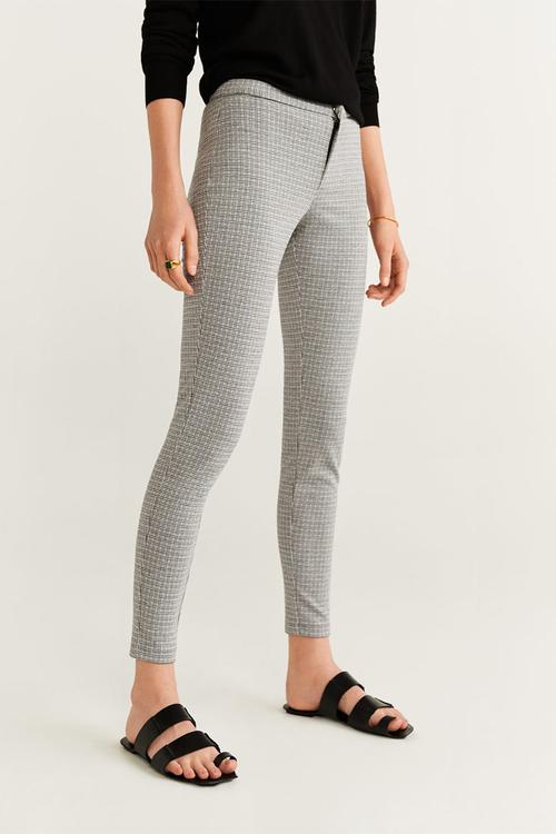 Printed leggings - grey