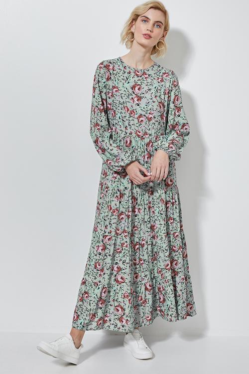 Tiered dress - multi 