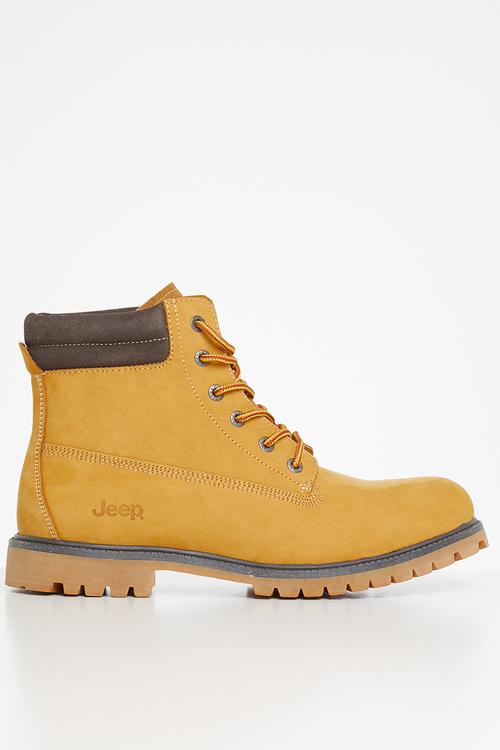Leather ruggered boot - honey