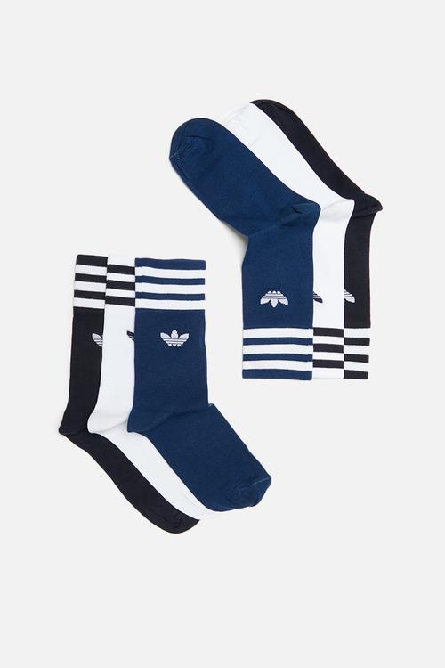 Solid crew 3 pack socks - multi