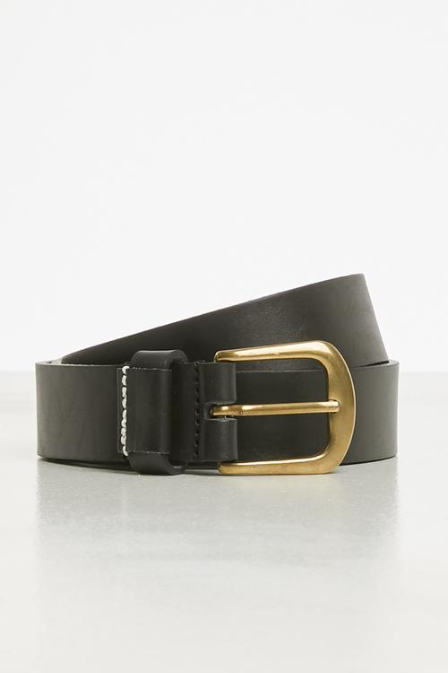 Ivan leather belt - black