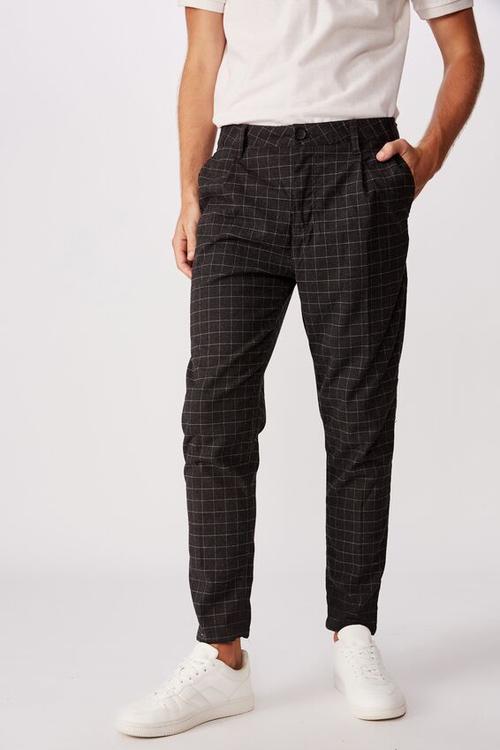 Oxford trouser - black window