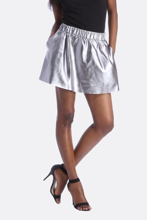 Sandy Short PU Skirt