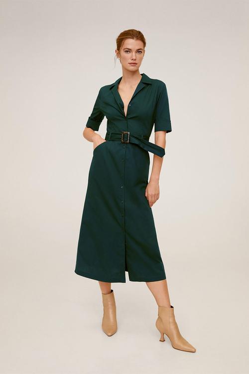 Dress mexi-a - dark green