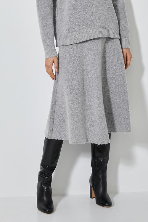 Lofty a-line skirt - grey