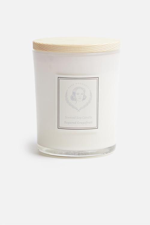 Sugared grapefruit soy candle (gift box small)