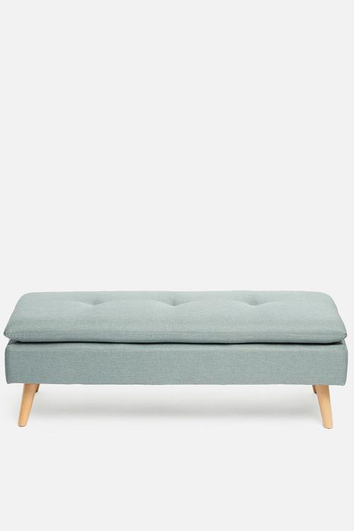 Mila ottoman - duck egg