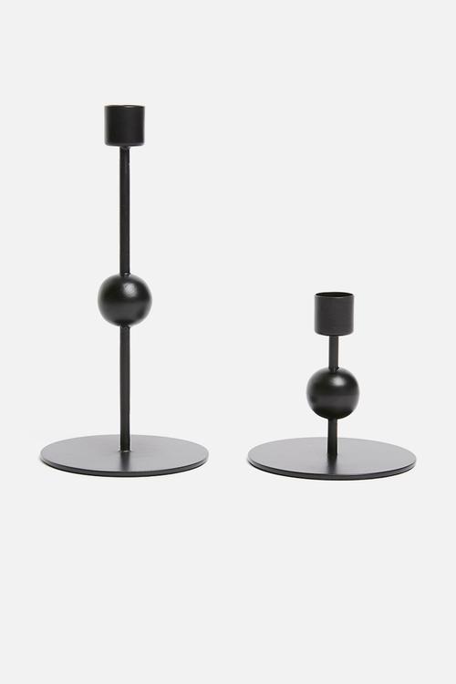 Satsuki candle holder set - black