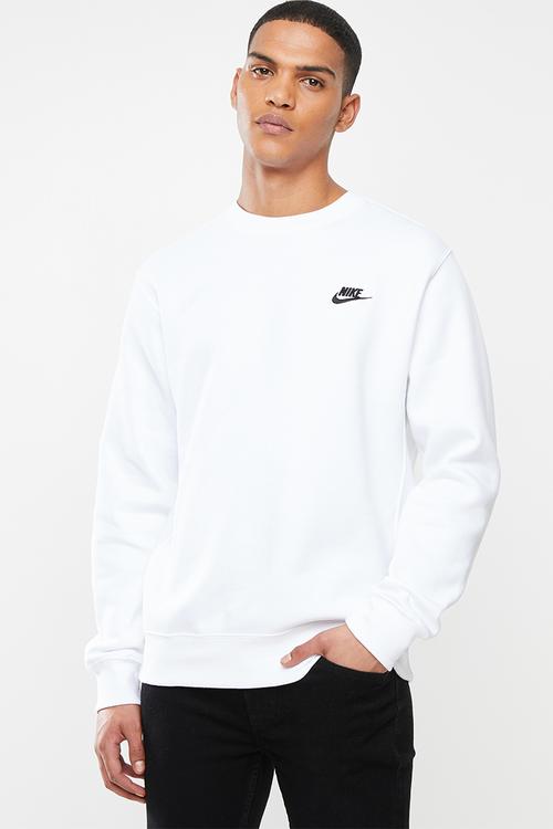 Nsw club crew sweatshirt - white & black 