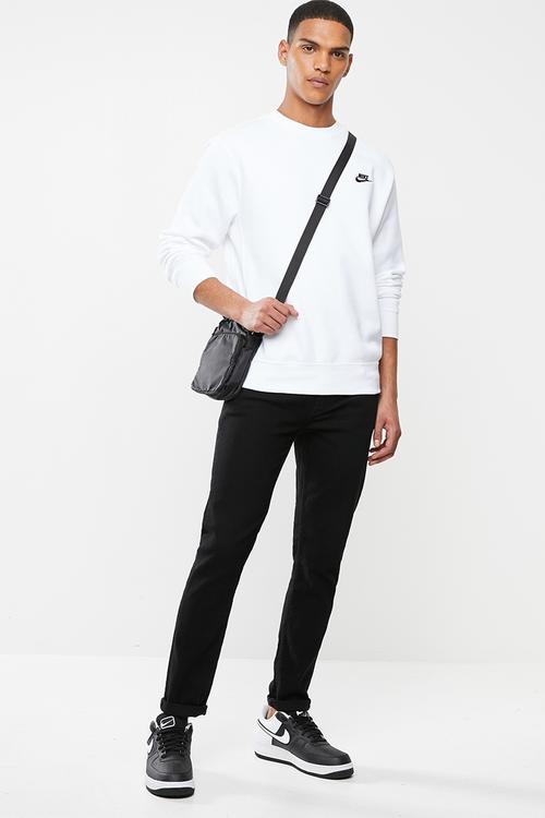 Nsw club crew sweatshirt - white & black 