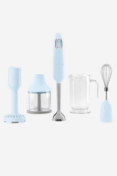 Retro hand blender - pastel blue