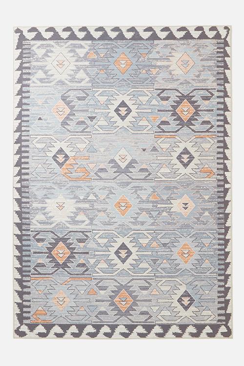 Option rug - aztec blue