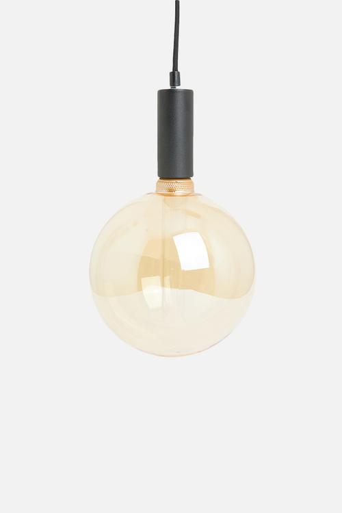 Rn simple pendant - black & gold