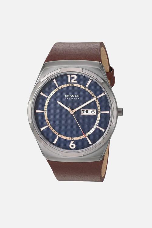 Melbye - gunmetal / brown