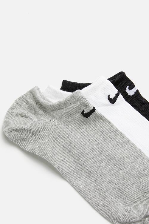 Lightweight 3 pack no show socks - multi
