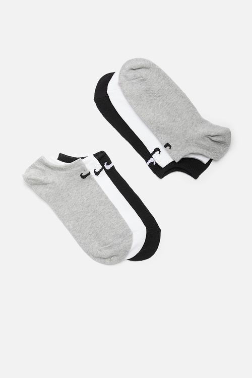 Lightweight 3 pack no show socks - multi