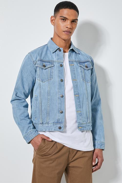 San fran denim trucker jacket - blue