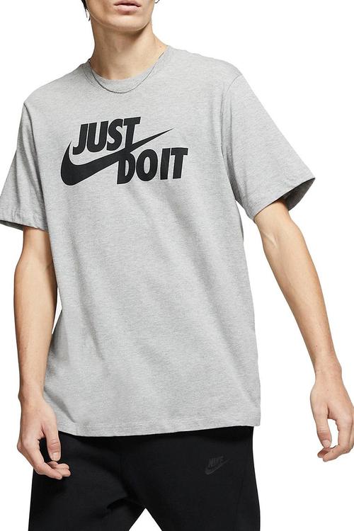 Just do it swoosh short sleeve tee - grey