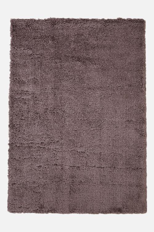 Skins long pile rug - dark pink
