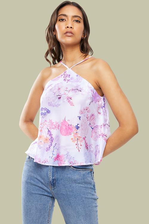 Floral printed cami - multi