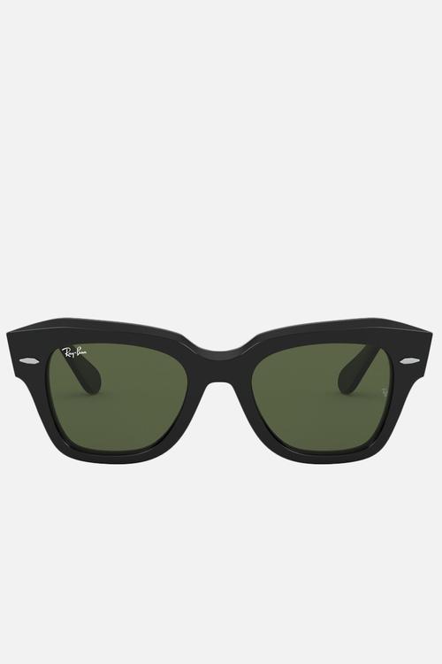 State street sunglasses 49mm - black & green