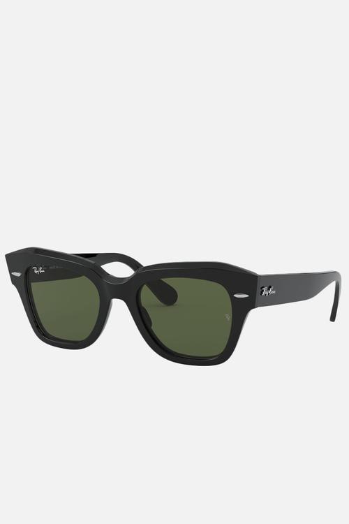 State street sunglasses 49mm - black & green
