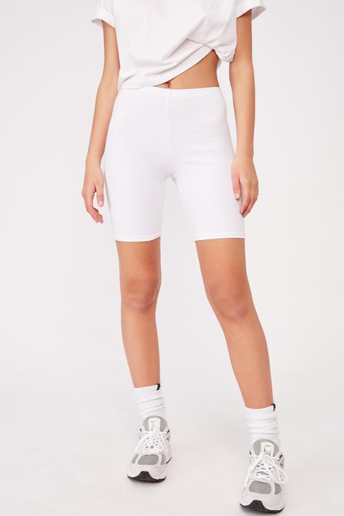 Basic bike short - white