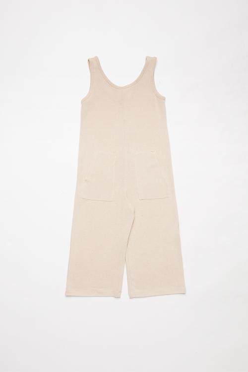 Rib jumpsuit - blush