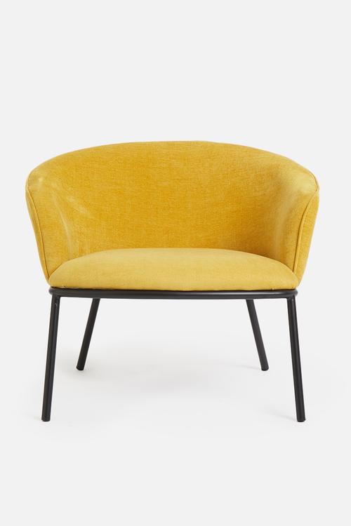 Duke lounge chair - mustard