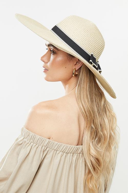 Anya straw hat - neutral