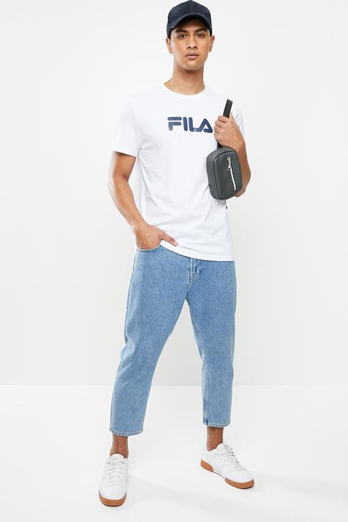 Mono deckle T-shirt - white