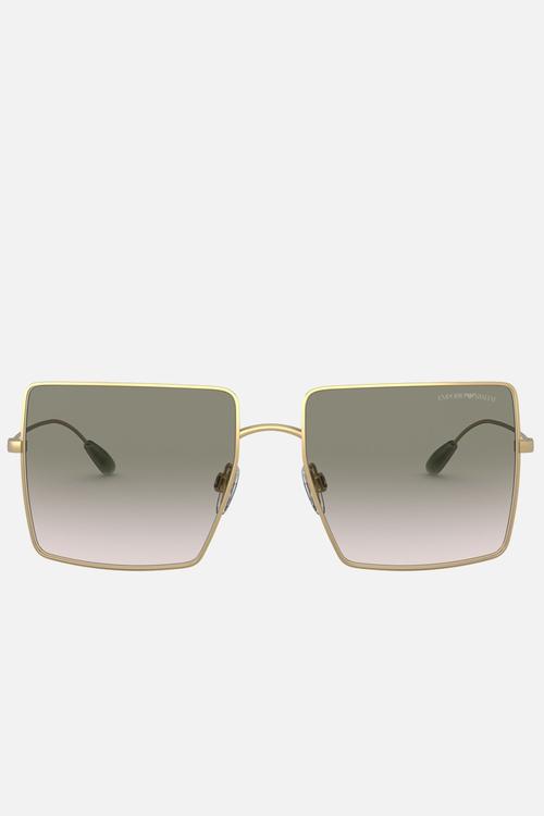 Emporio armani sunglasses square - gold