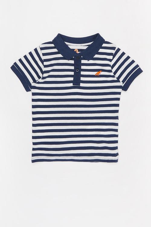 Kendricks polo - navy & white 
